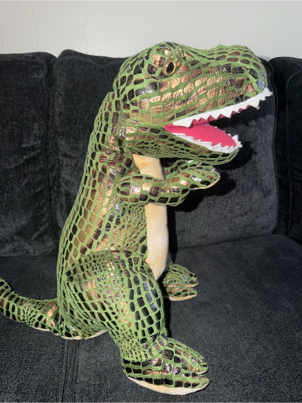 Green Plush Dinosaur Reptile Toy - Soft Plush T-Rex
